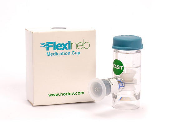 Flexineb Nebulizer Medication Cup / Drug Chamber Unit Fast Flow - Green