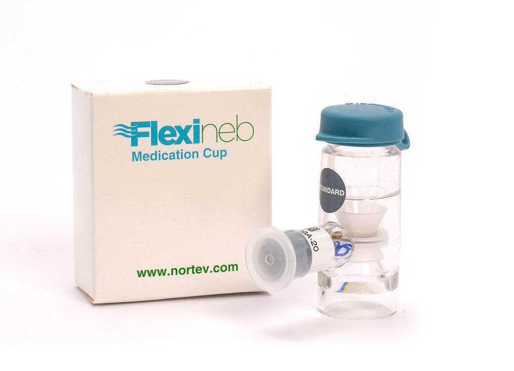 Flexineb Nebulizer Medication Cup / Drug Chamber Unit Standard Flow - Grey
